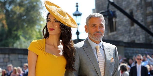 Amal Clooney et George Clooney au mariage du prince Harry et de Meghan